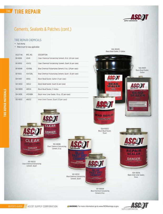 Tire Repair Materials & Tools - The Waters Company